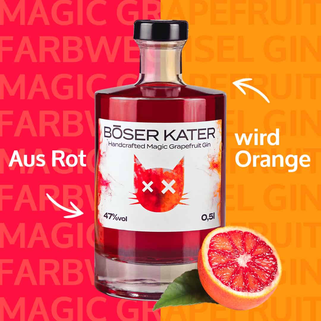 Magic Grapefruit Gin mit Farbwechsel