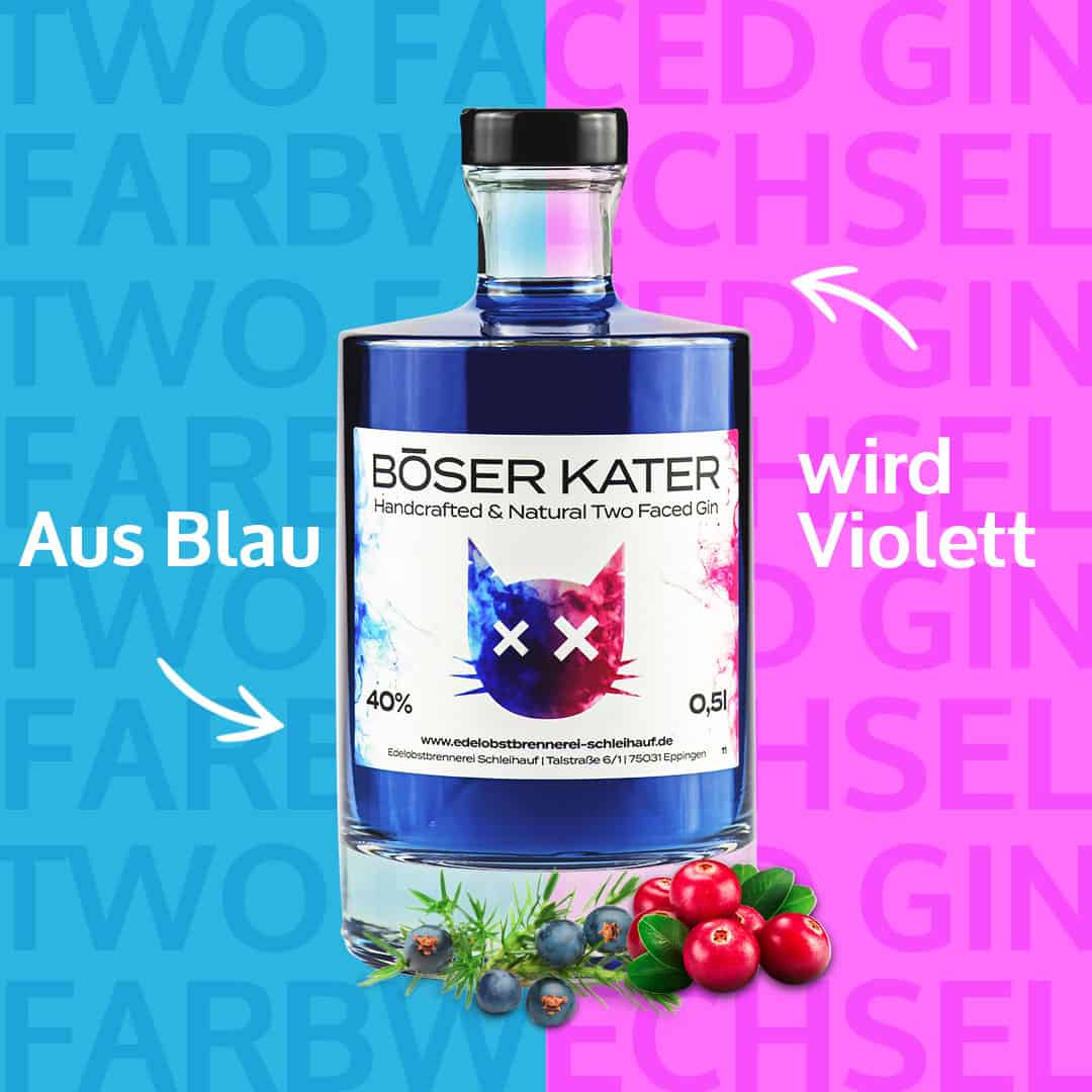 Two Faced Gin mit Farbwechsel