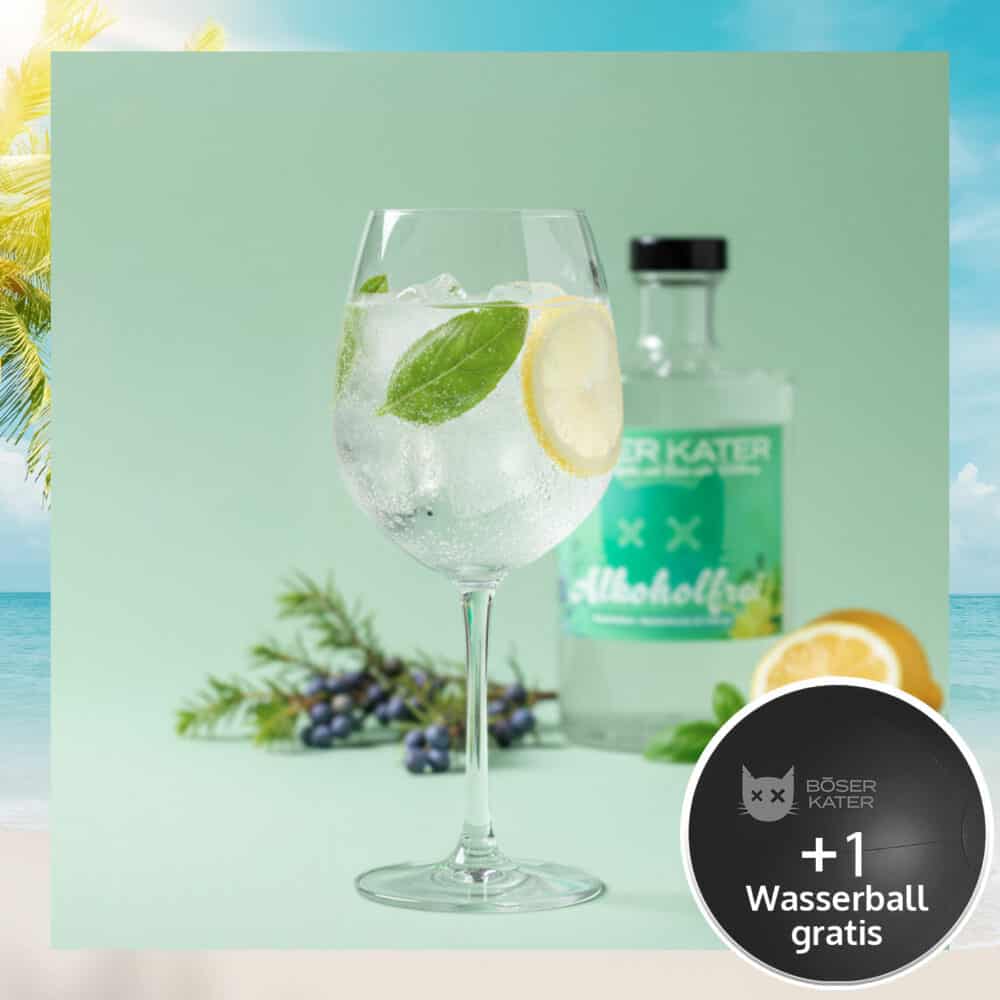 Böser Kater Alkoholfrei mit Gin Geschmack – Perfekte Basis für einen alkoholfreien Gin Tonic 0,5l
