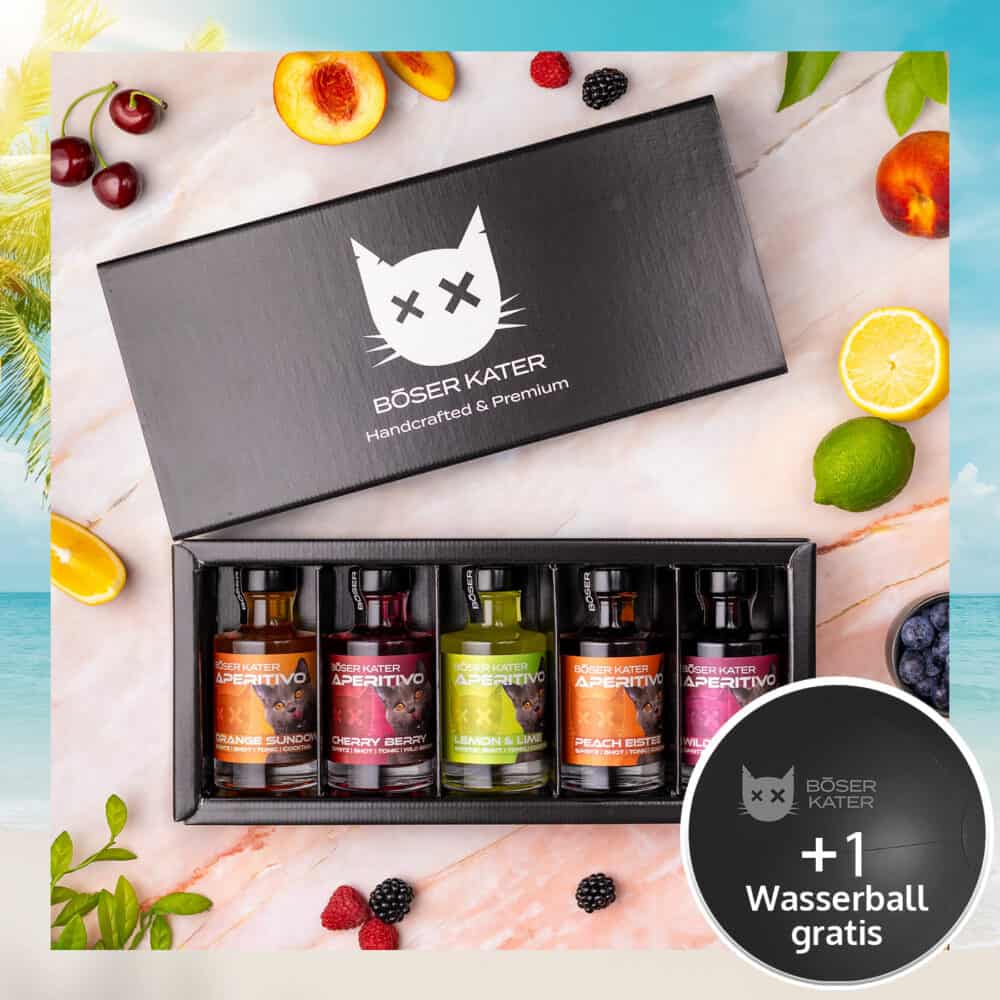 Böser Kater 5er Aperitivo Tasting-Set / Geschenkbox