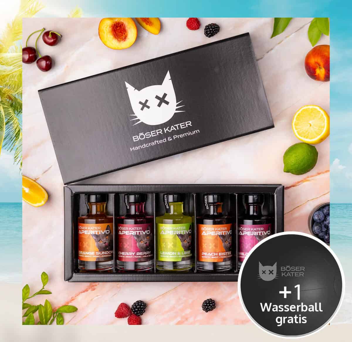 Böser Kater 5er Aperitivo Tasting-Set / Geschenkbox