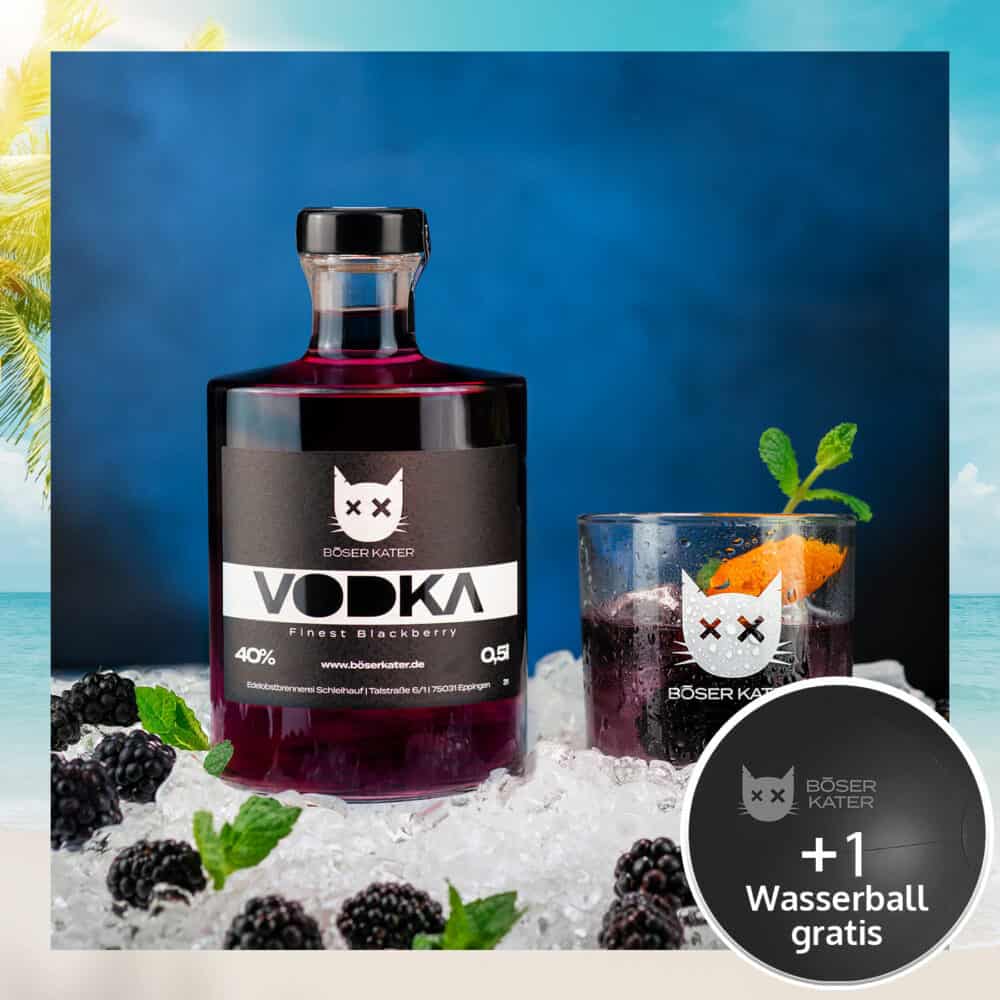 Böser Kater Blackberry Vodka 0,5l 40% Vol.