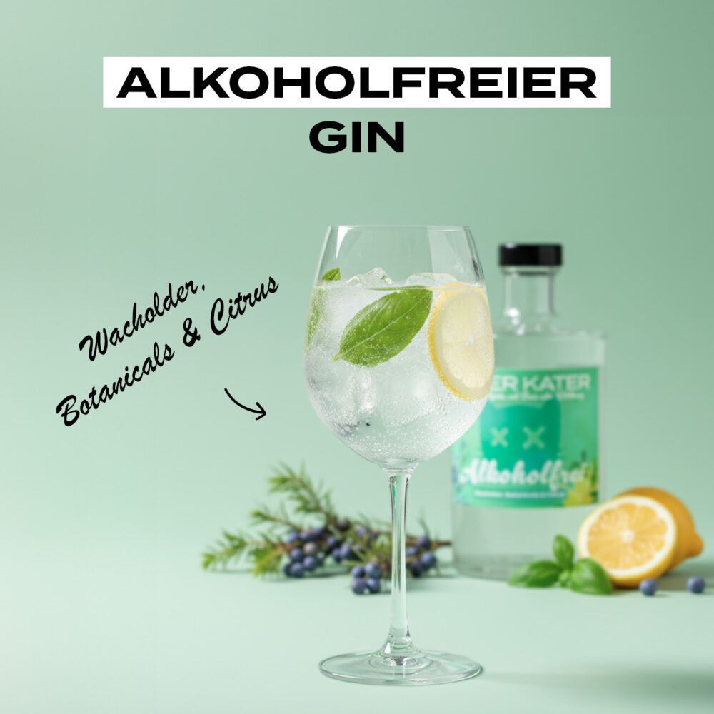 Böser Kater alkoholfreie Gin Alternative – Perfekte Basis für einen alkoholfreien Gin Tonic 0,5l