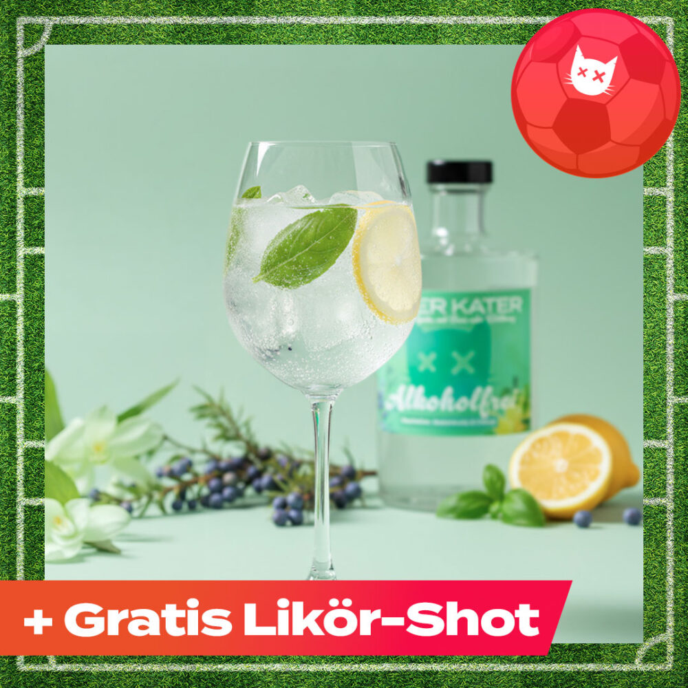 Böser Kater Alkoholfrei mit Gin Geschmack – Perfekte Basis für einen alkoholfreien Gin Tonic 0,5l