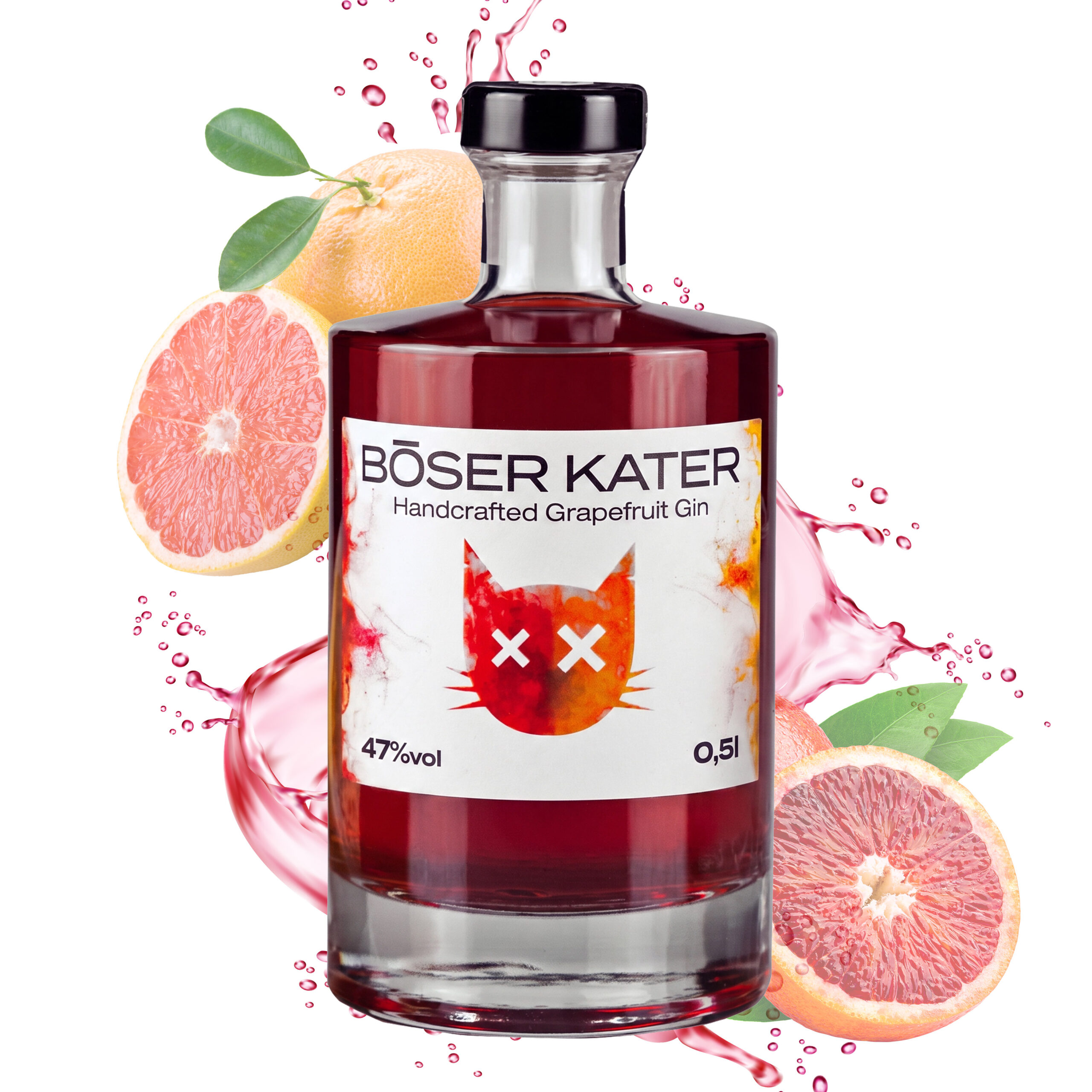 Böser Kater Grapefruit Gin 47% Vol. – Bild 2