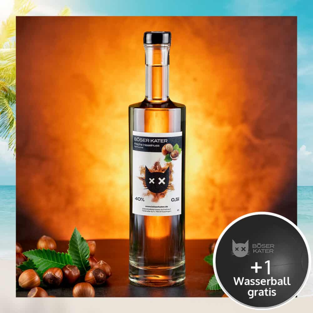 Böser Kater Freche Haselnuss Spirituose 0,5l 40% Vol.