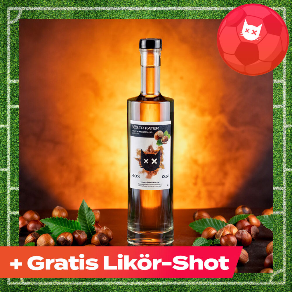 Böser Kater Freche Haselnuss Spirituose 0,5l 40% Vol.