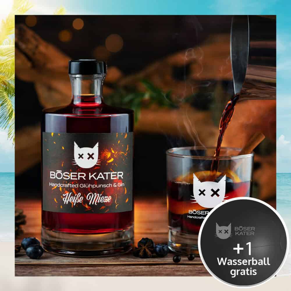 Heiße Mieze Glühpunsch & Gin mit Glühwein 17% Vol.
