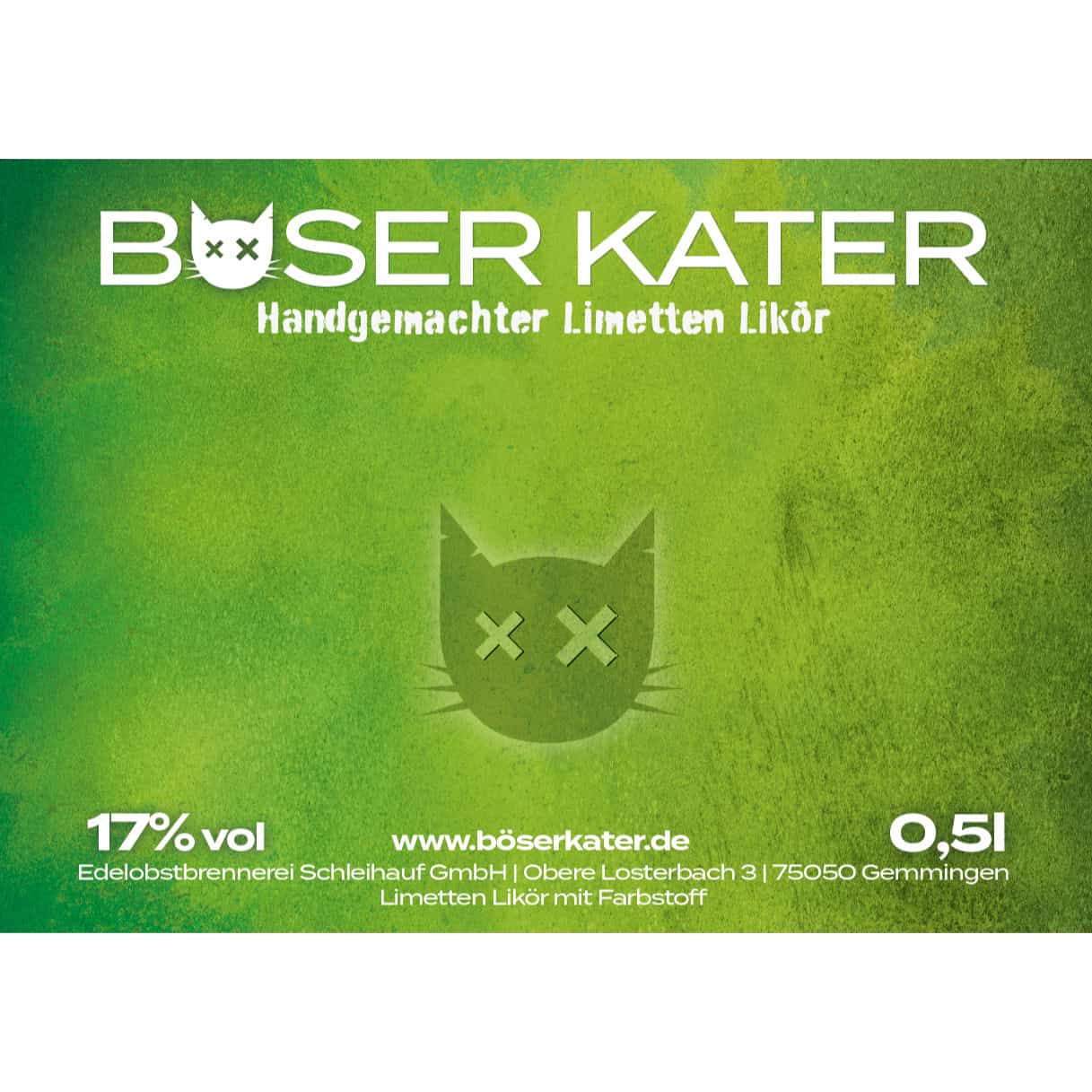Böser Kater Juicy Lime Limetten Likör 17% – Bild 7