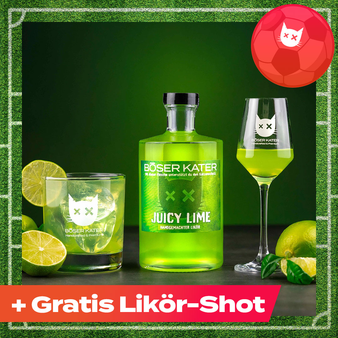 Böser Kater Juicy Lime Limetten Likör 17%