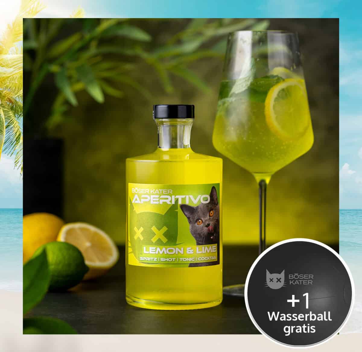 Böser Kater Lemon & Lime Aperitivo 0,5l 15% Vol.