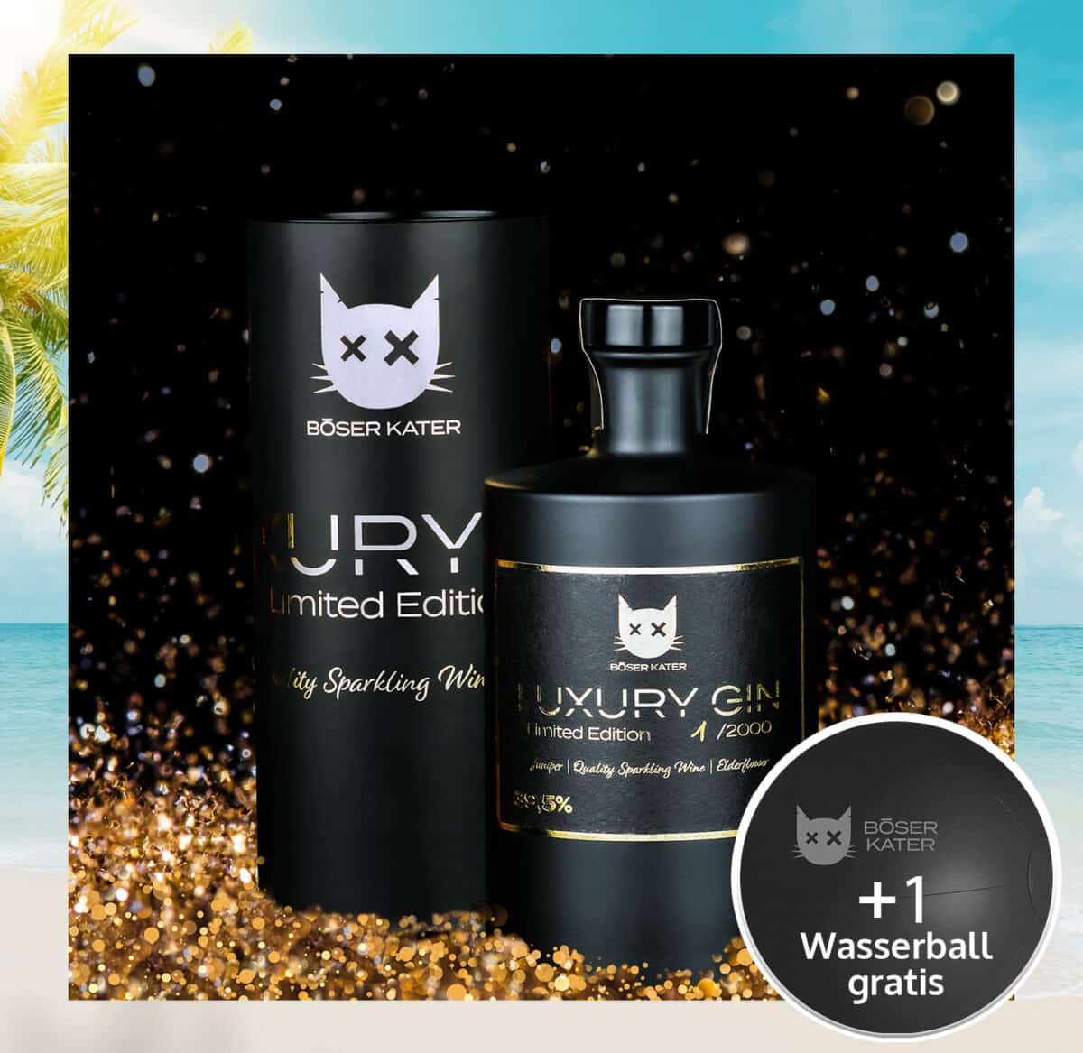 Böser Kater Luxury Gin - Limited Edition mit 2000 Flaschen weltweit