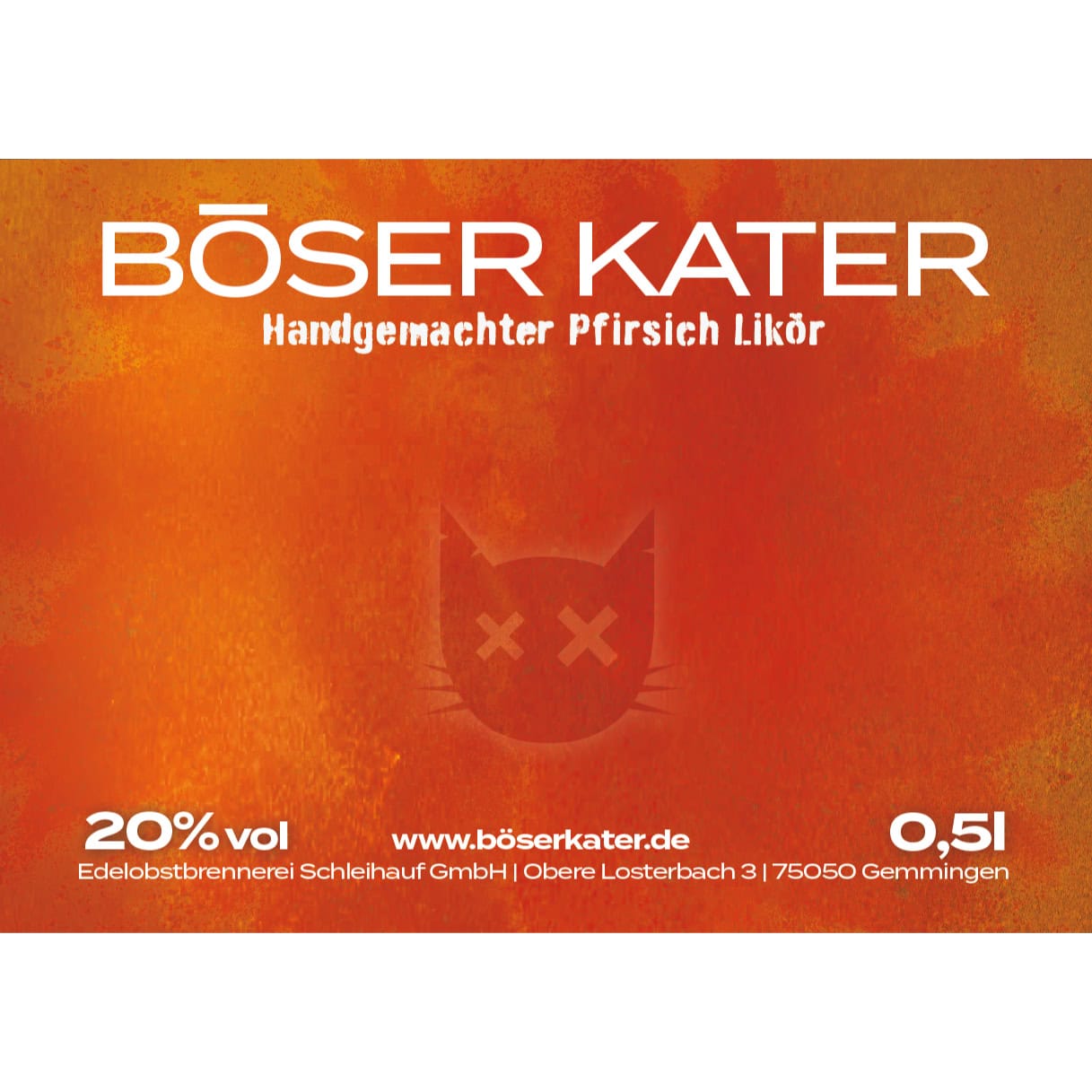 Böser Kater Pfirsichlikör 20% Vol. – Bild 6