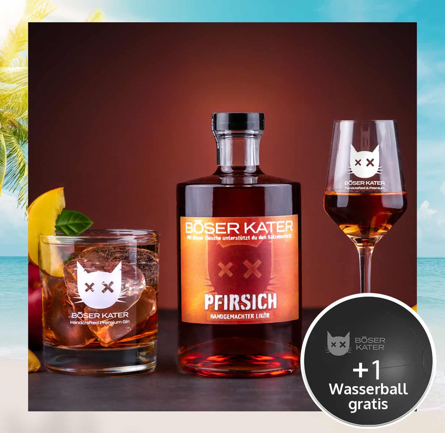 Böser Kater Pfirsichlikör 20% Vol.