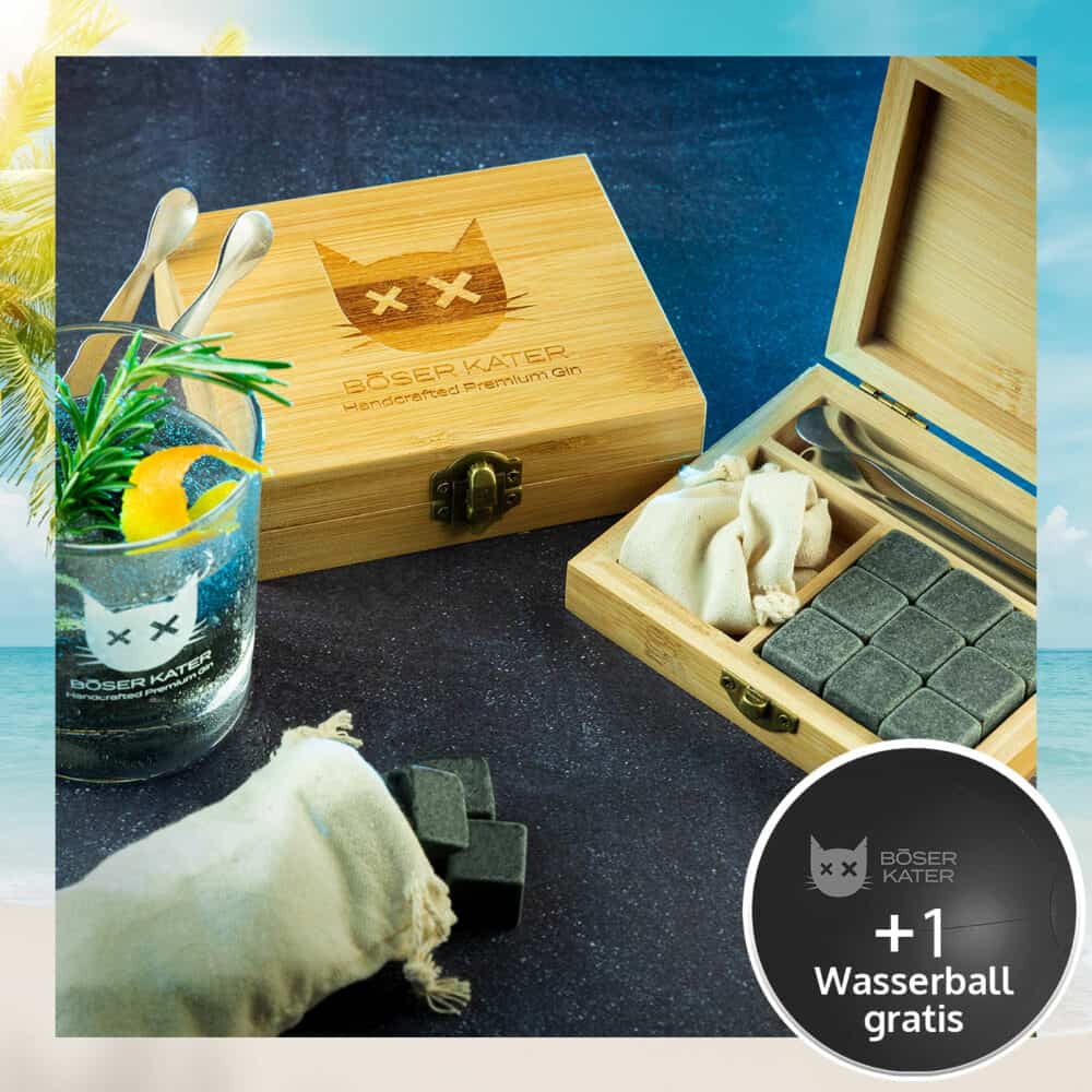 Böser Kater Steineiswürfel-Set