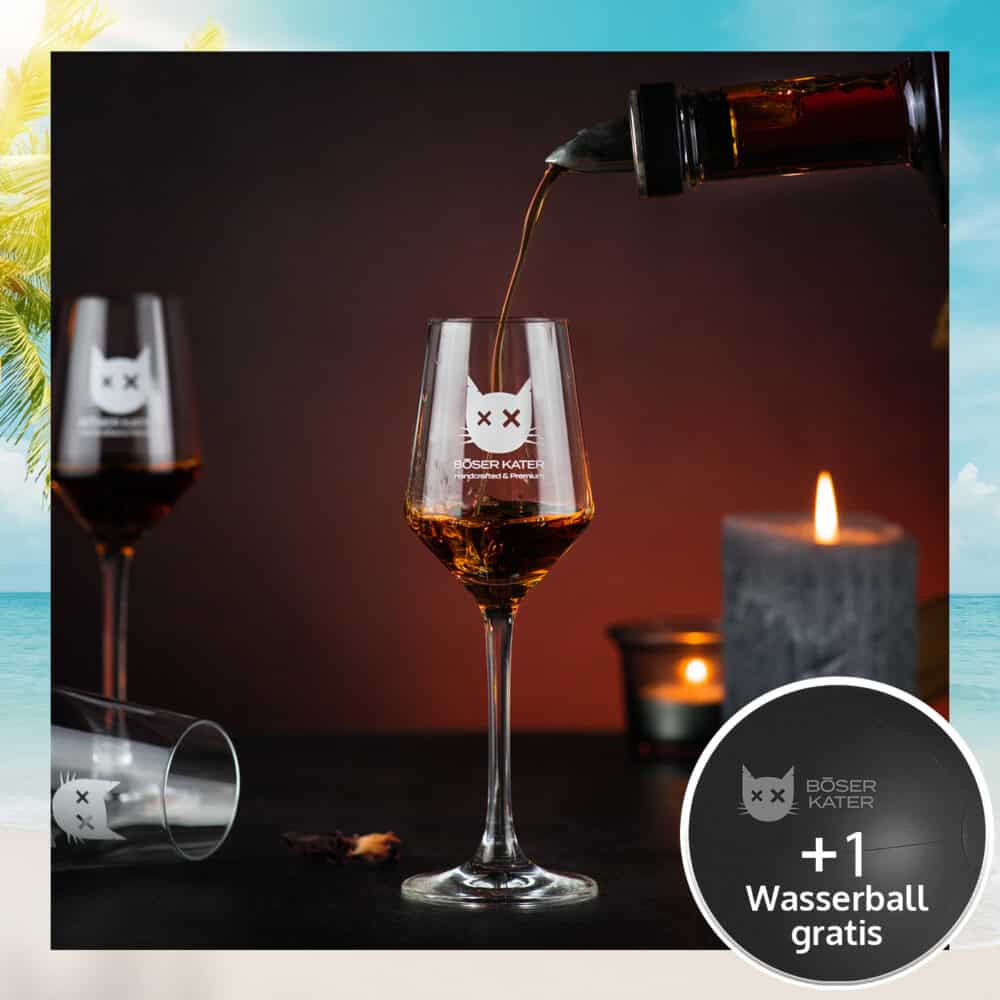 Böser Kater Stilglas Schnaps- & Likörgläser 6er Set