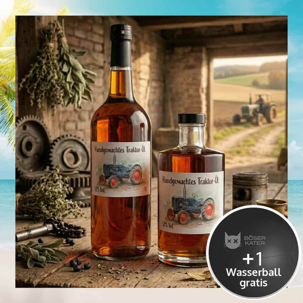 Traktor-Öl - Hauseigener Kräuterlikör 52% Vol.