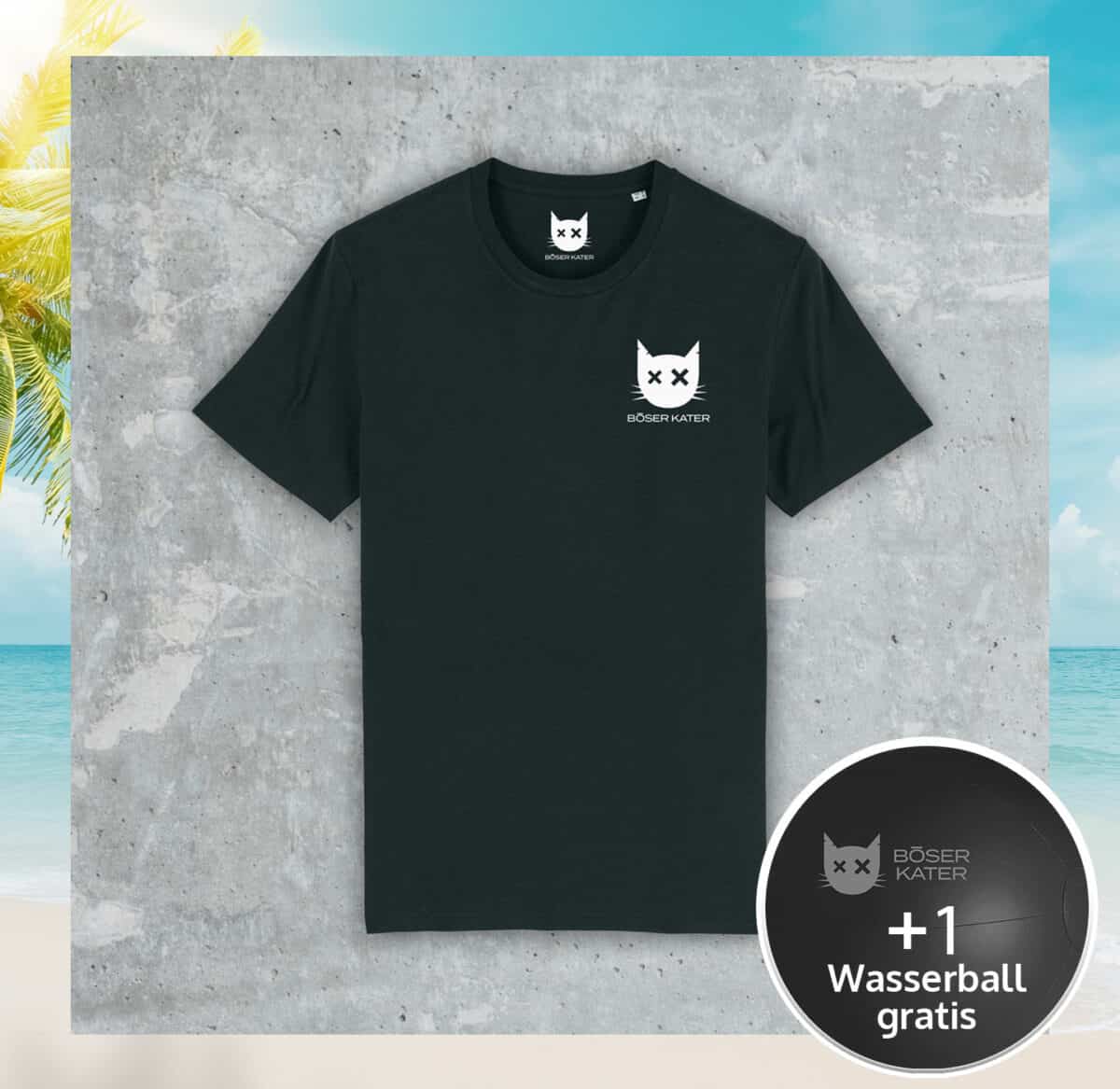 Böser Kater Unisex Shirt mit hochwertigem Stick