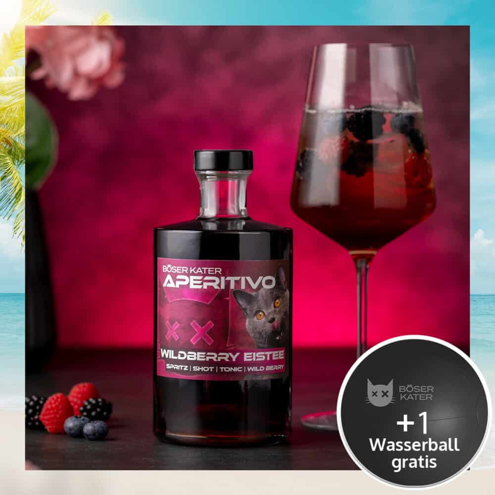 Böser Kater Wildberry Eistee Aperitivo 0,5l 15% Vol.