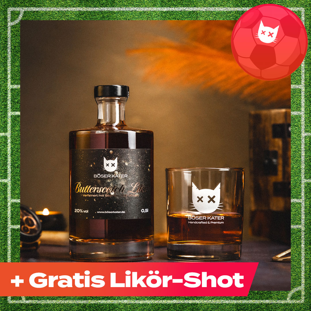 Böser Kater Butterscotch Likör mit Whisky 0,5l 20% Vol.