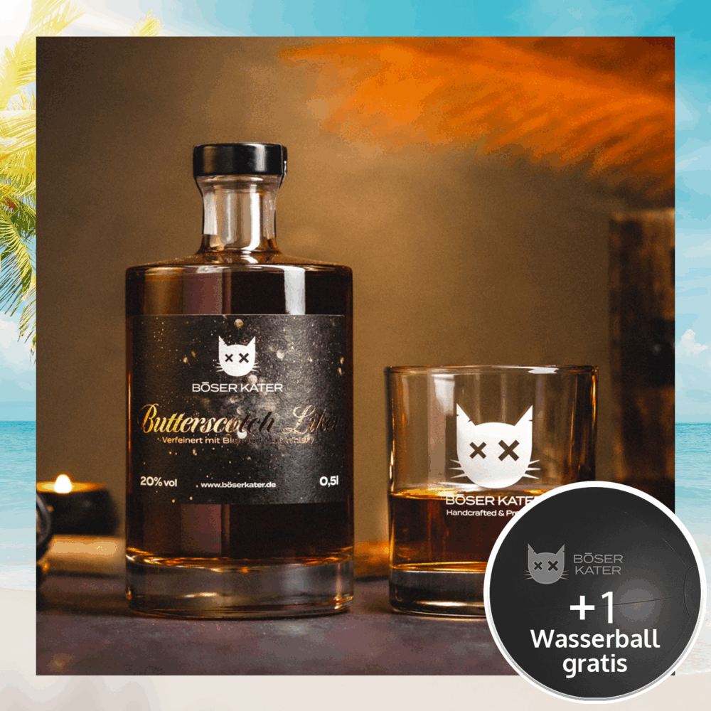 Böser Kater Butterscotch Likör mit Whisky 0,5l 20% Vol.