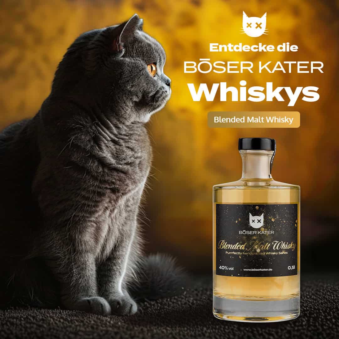 Böser Kater Blended Malt Whisky 0,5l 40% Vol. – Bild 3