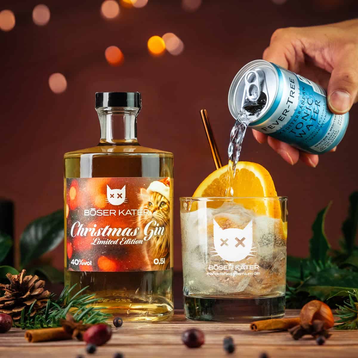 Böser Kater Christmas Gin Limited Edition 0,5l 40% Vol.