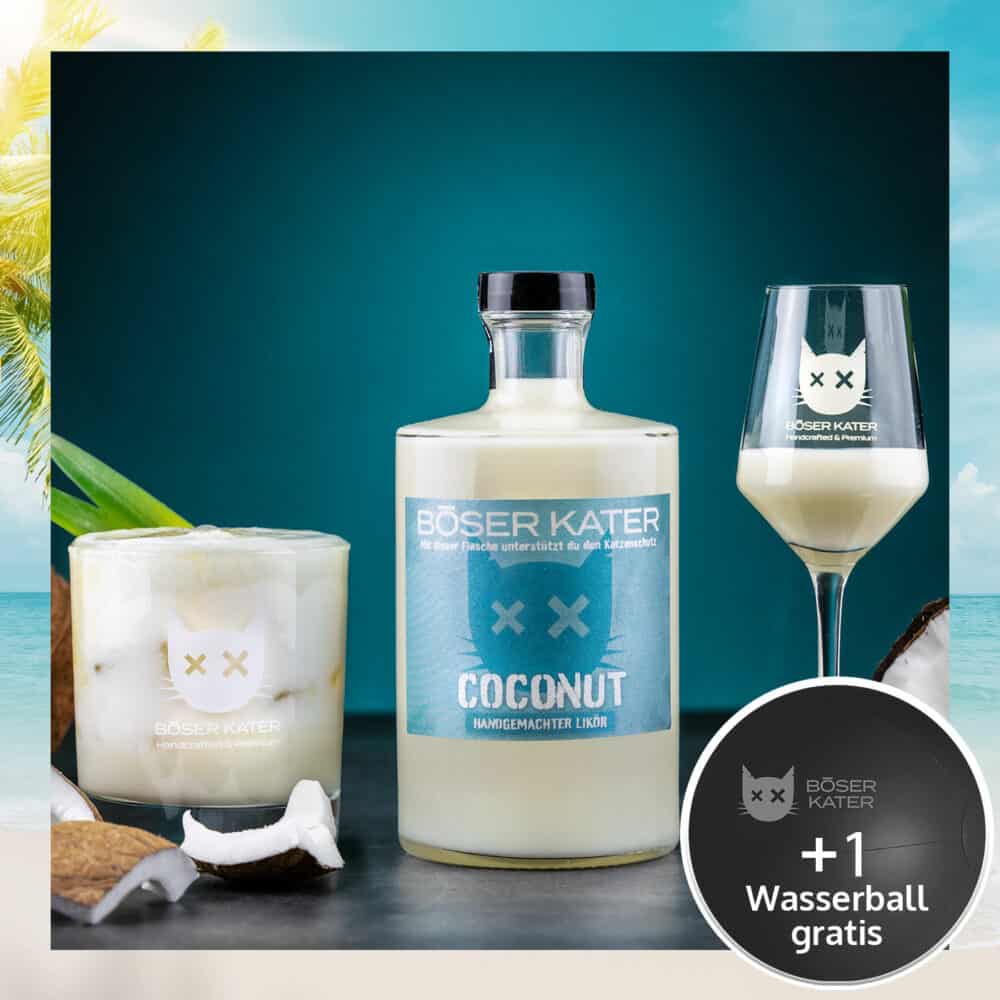 Böser Kater Kokoslikör mit Sahne 15% Vol.