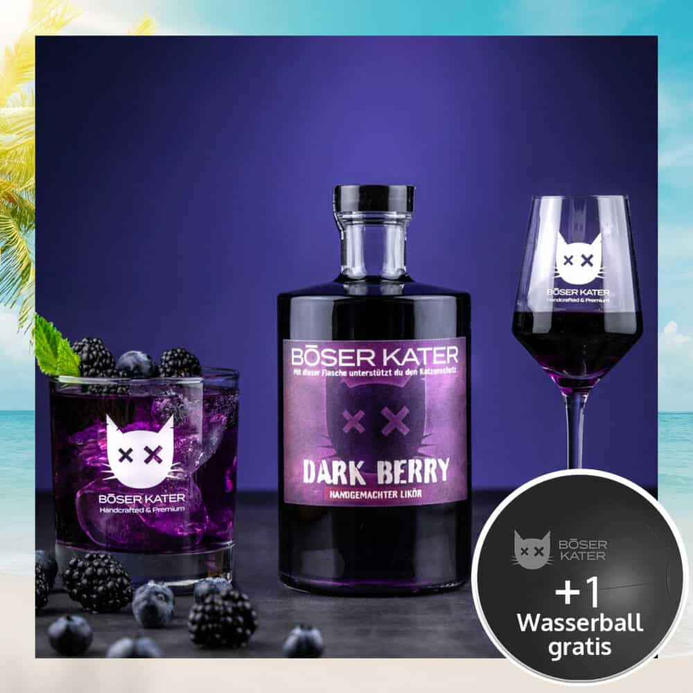 Böser Kater Dark Berry Likör 20% Vol.