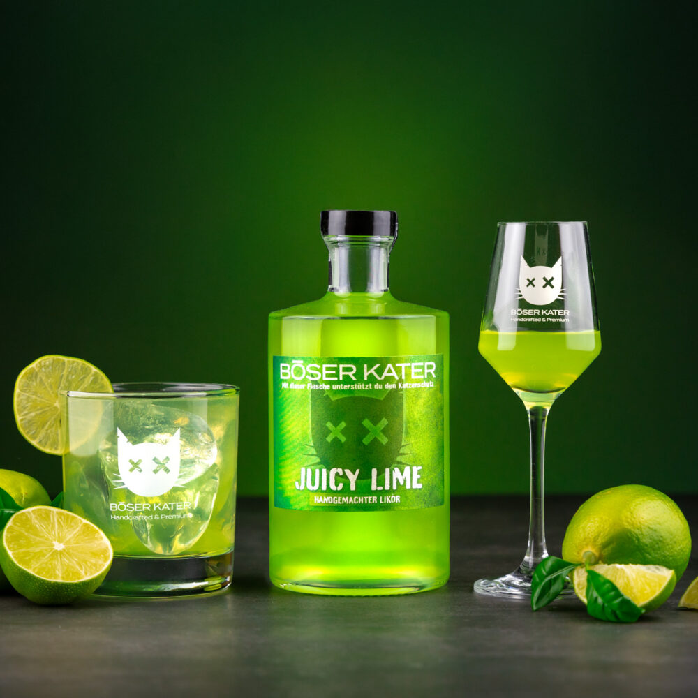 Böser Kater Juicy Lime Limetten Likör 17%