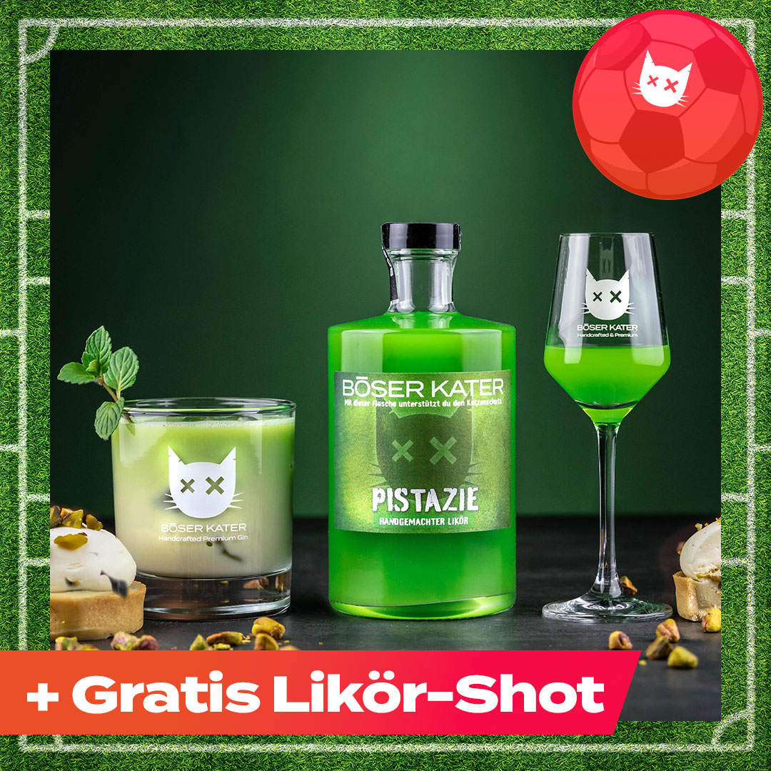 Böser Kater Pistazienlikör 20% Vol.