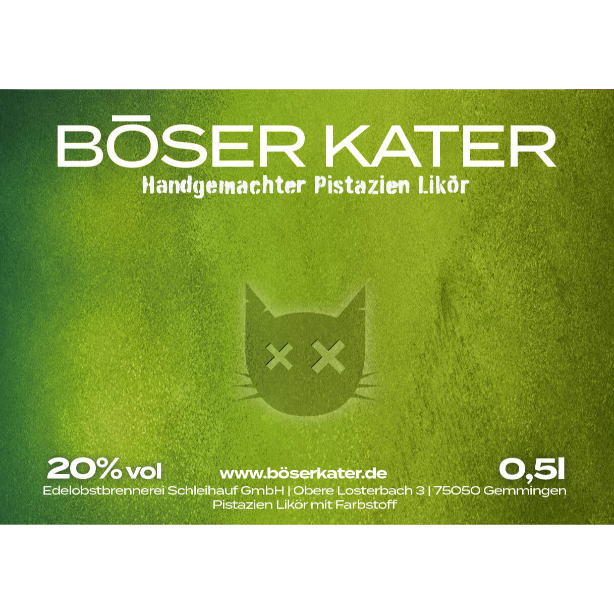 Böser Kater Pistazienlikör 20% Vol. – Bild 7