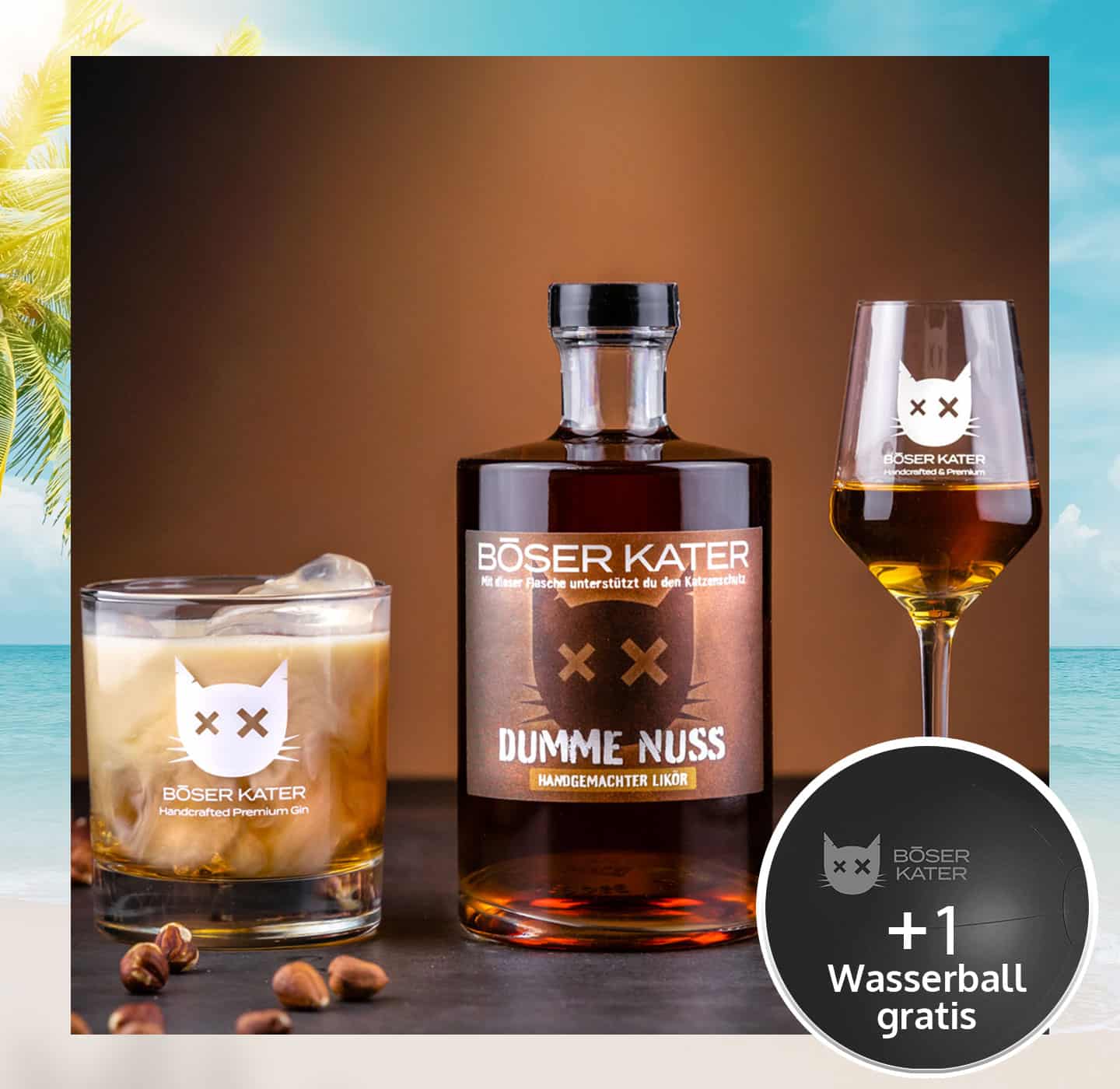 Böser Kater Dumme Nuss Likör 20% Vol.