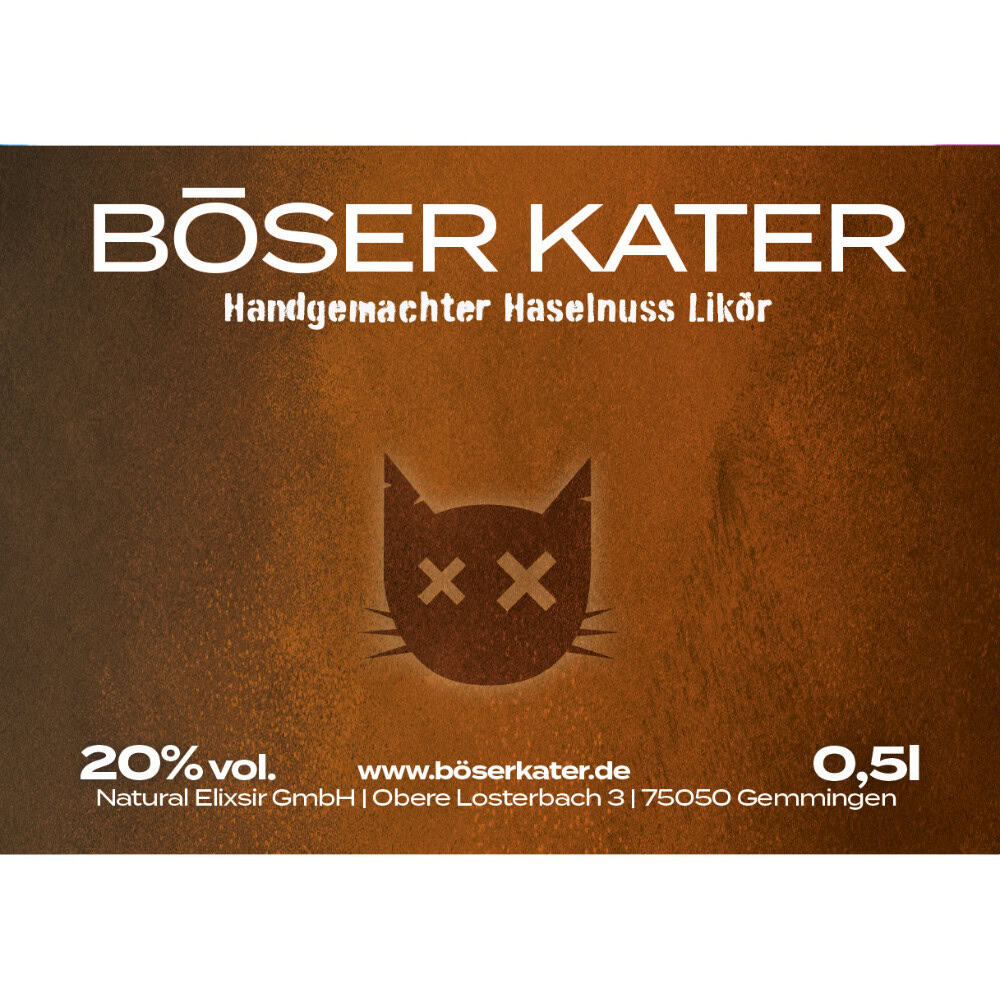 Böser Kater Dumme Nuss Likör 20% Vol. – Bild 6