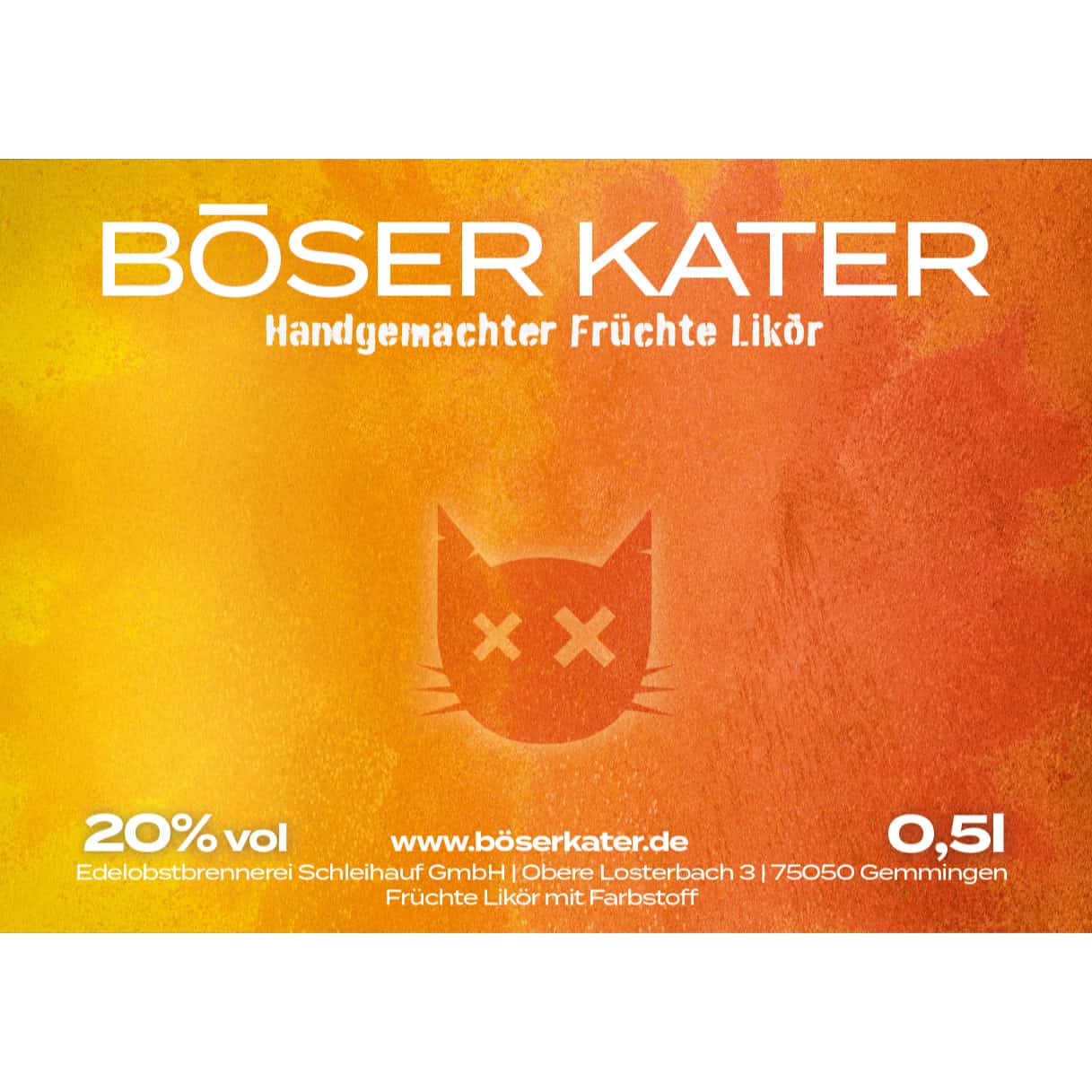 Böser Kater Juicy Fruits Likör 20% Vol. – Bild 6