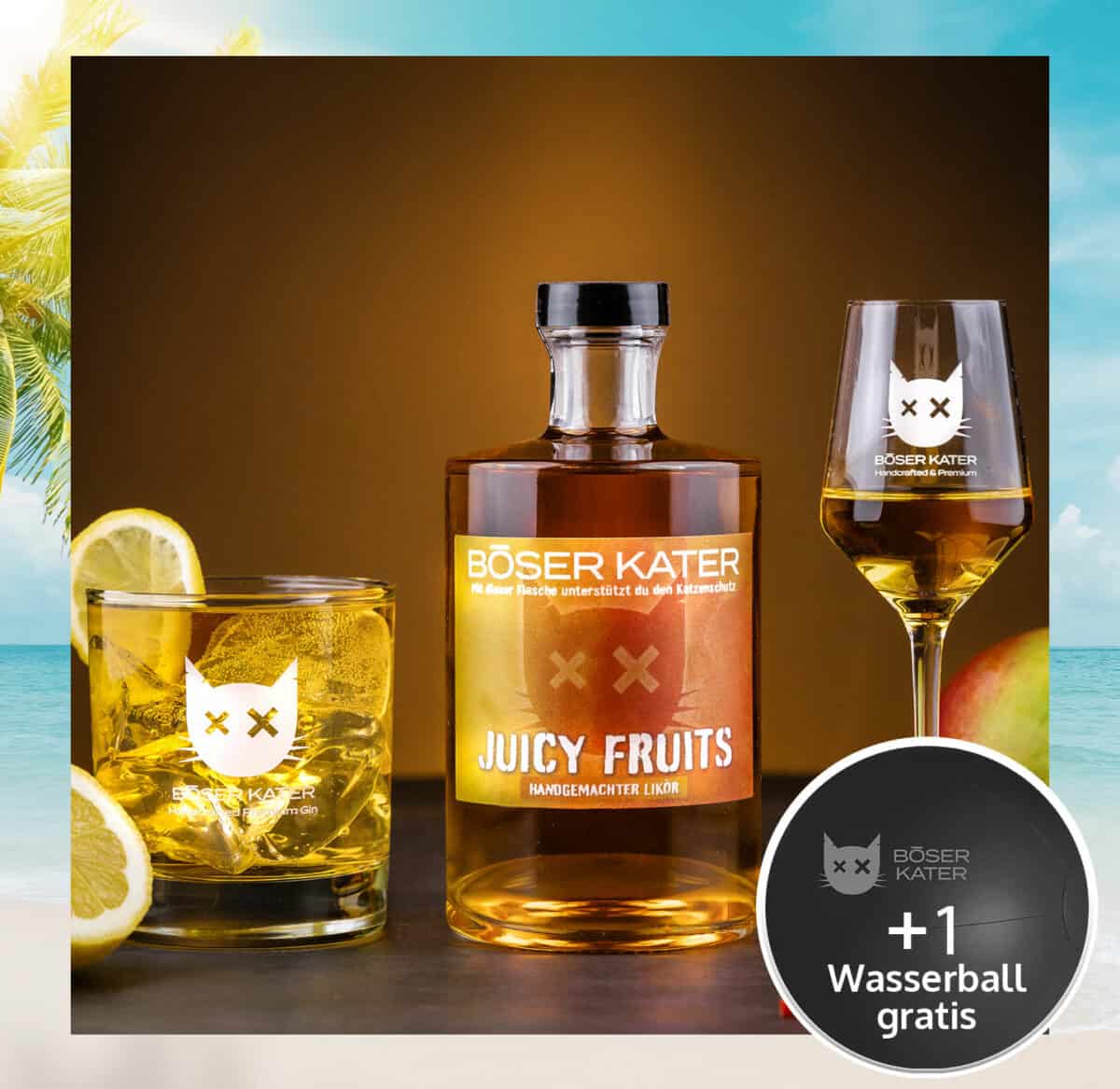 Böser Kater Juicy Fruits Likör 20% Vol.