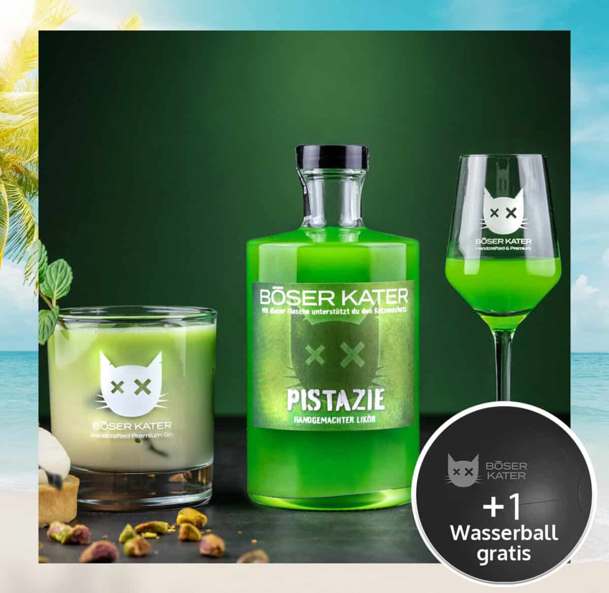 Böser Kater Pistazienlikör 20% Vol.