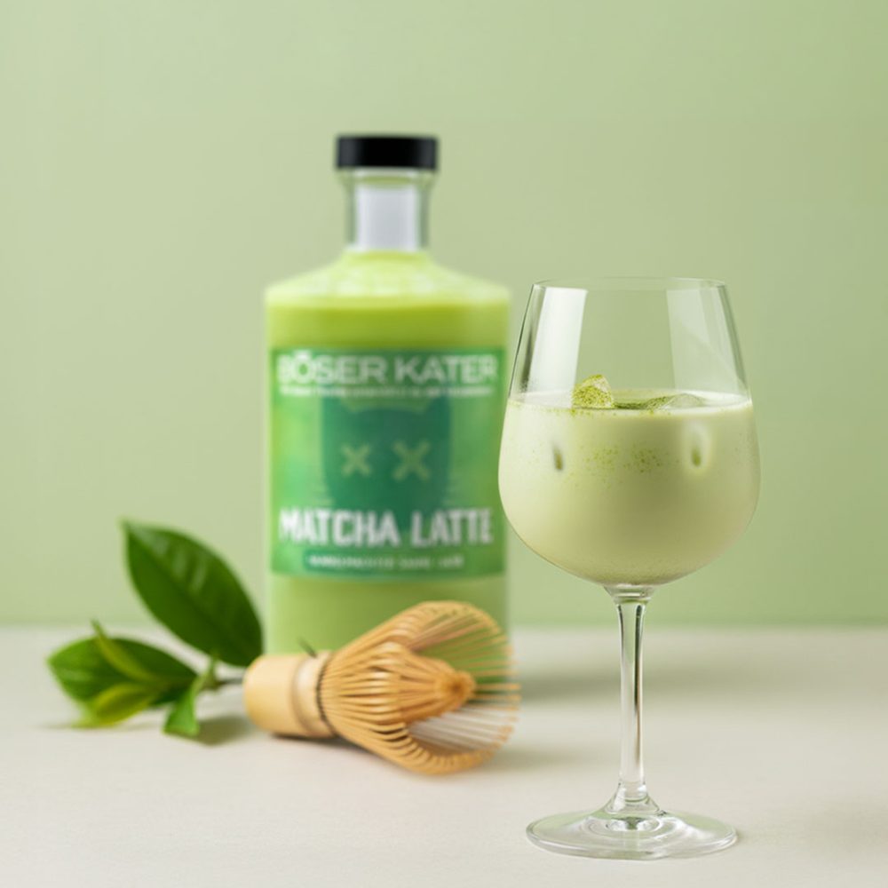 Böser Kater Iced Matcha Latte Sahne Likör | Limited Edition 15% Vol.