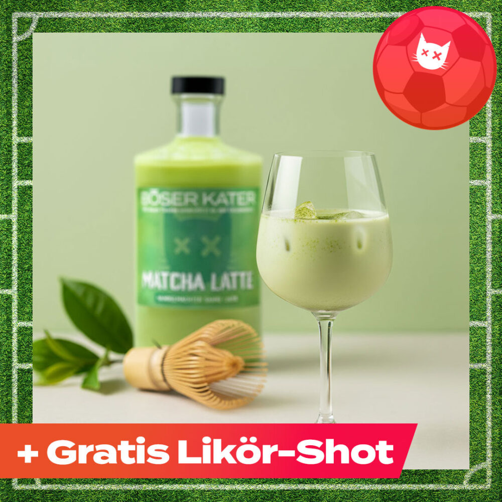 Böser Kater Iced Matcha Latte Sahne Likör | Limited Edition 15% Vol.