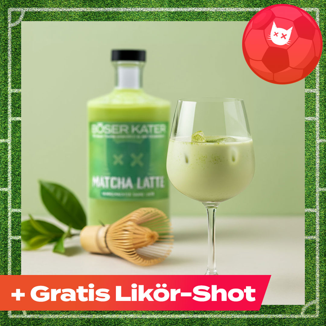 Böser Kater Iced Matcha Latte Sahne Likör | Limited Edition 15% Vol.