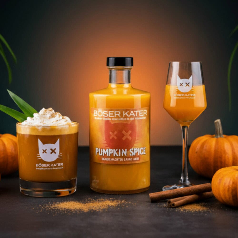 Böser Kater Pumpkin Spice Sahne Likör | Limited Edition 15% Vol.