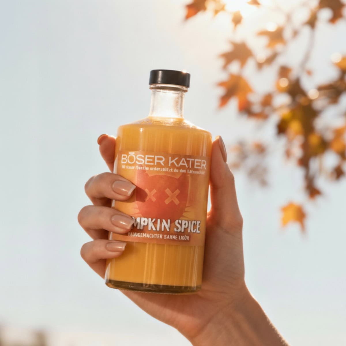 Böser Kater Pumpkin Spice Sahne Likör | Limited Edition 15% Vol. – Bild 5