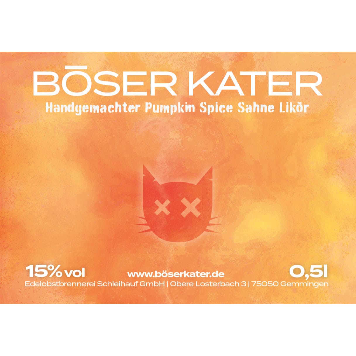 Böser Kater Pumpkin Spice Sahne Likör | Limited Edition 15% Vol. – Bild 6