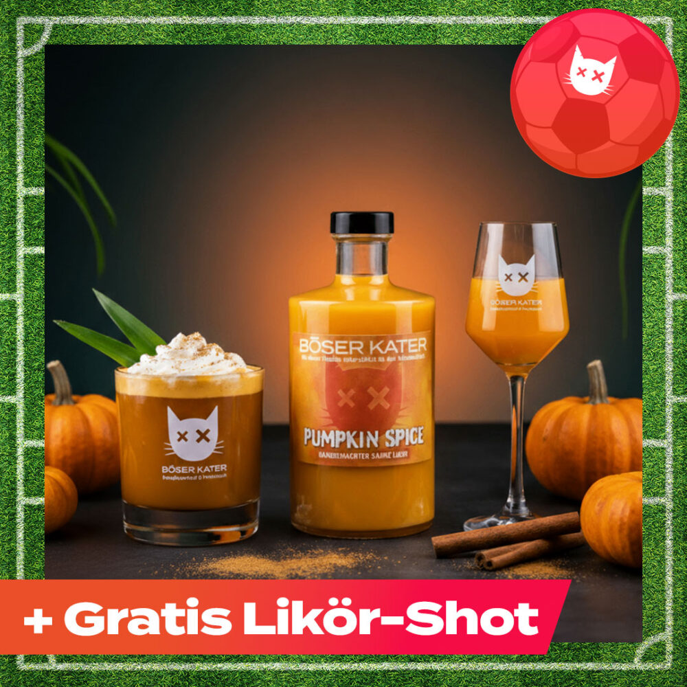 Böser Kater Pumpkin Spice Sahne Likör | Limited Edition 15% Vol.