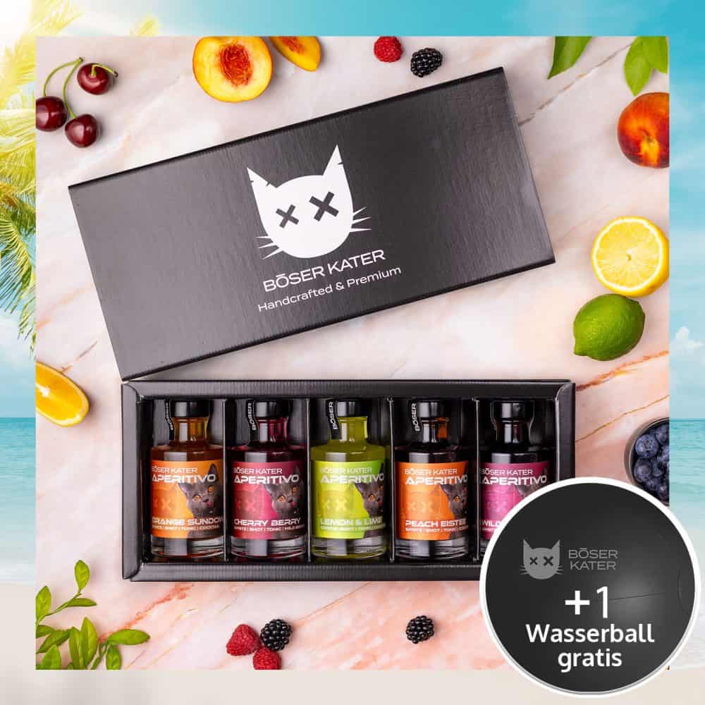 Böser Kater 5er Aperitivo Tasting-Set / Geschenkbox