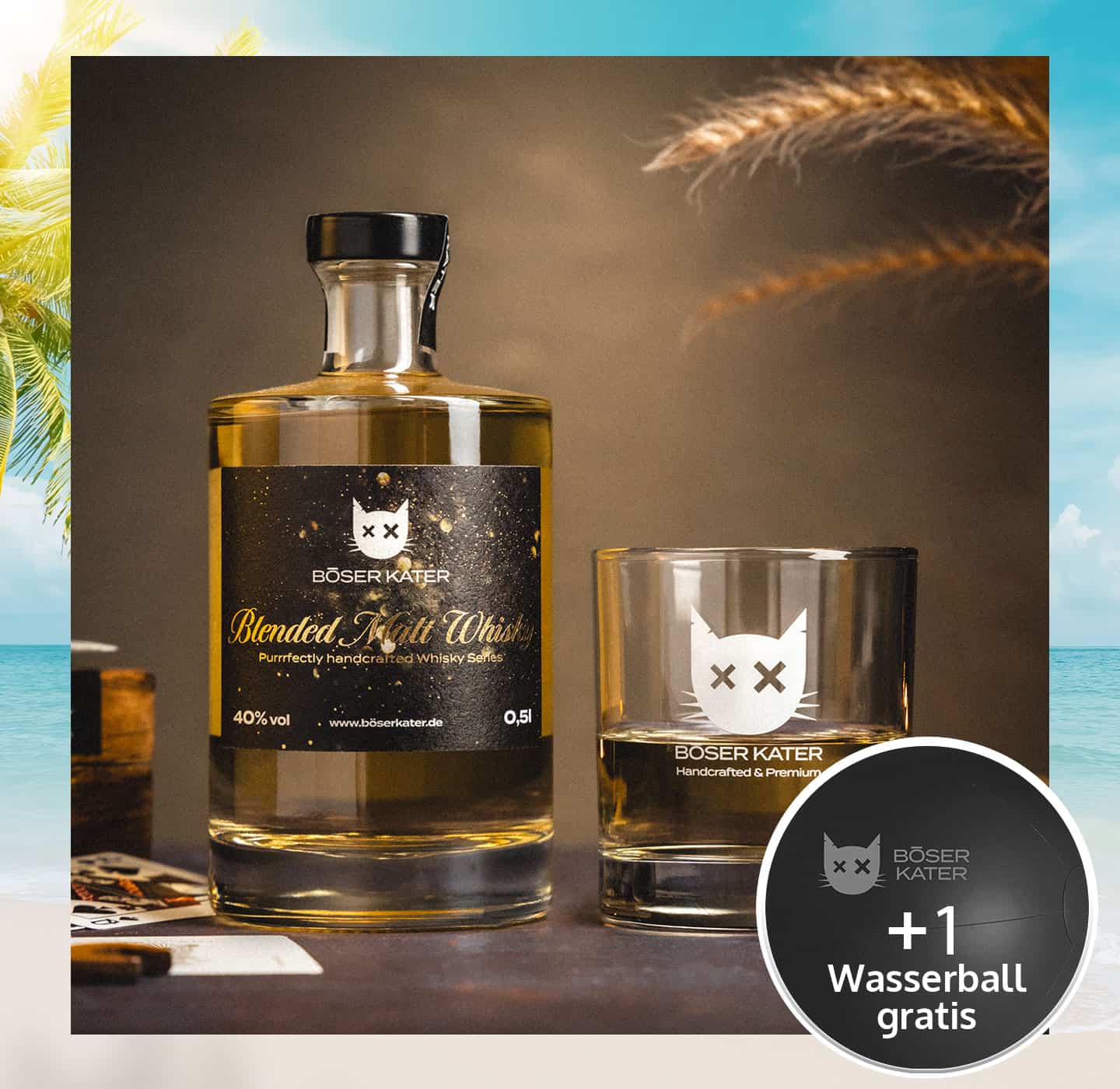 Böser Kater Blended Malt Whisky 0,5l 40% Vol.
