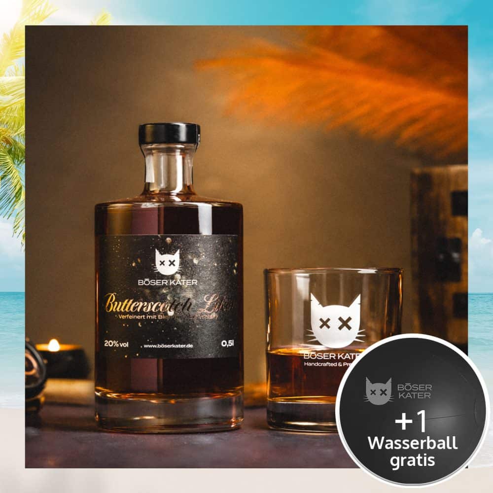 Böser Kater Butterscotch Likör mit Whisky 0,5l 20% Vol.