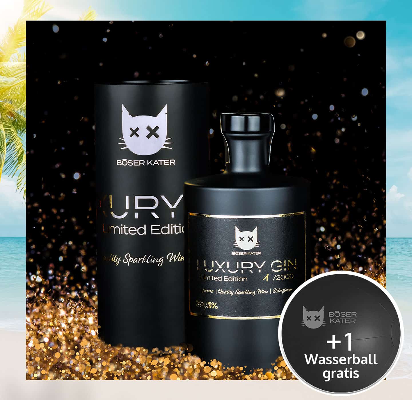 Böser Kater Luxury Gin - Limited Edition mit 2000 Flaschen weltweit
